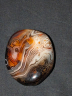 Lace Agate Palm Stone