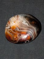 Lace Agate Palm Stone