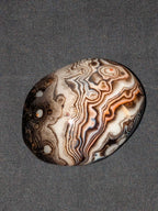 Lace Agate Palm Stone